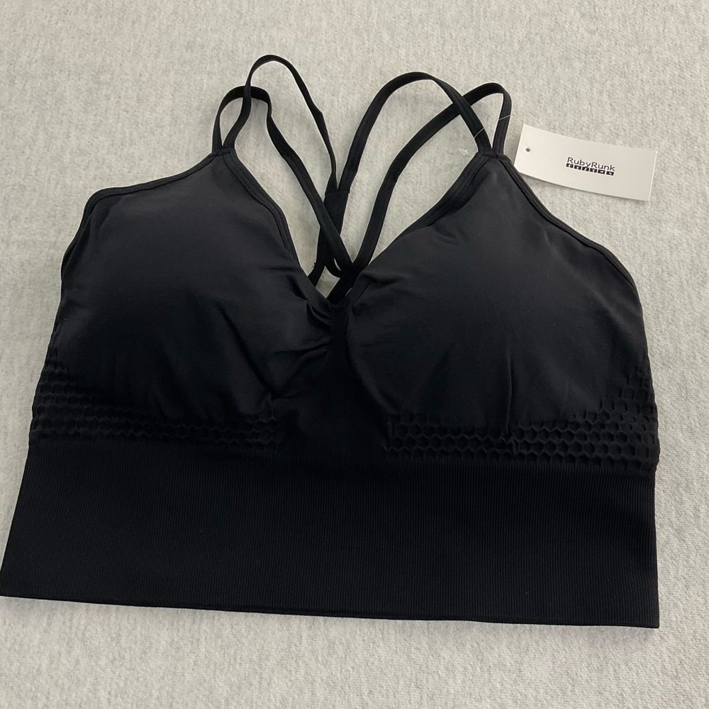 Black Sports Bra